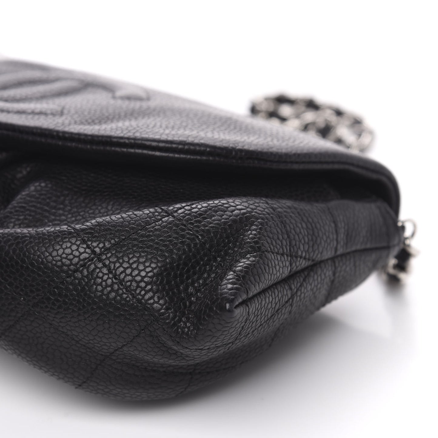 Caviar Half Moon Wallet On Chain WOC Black