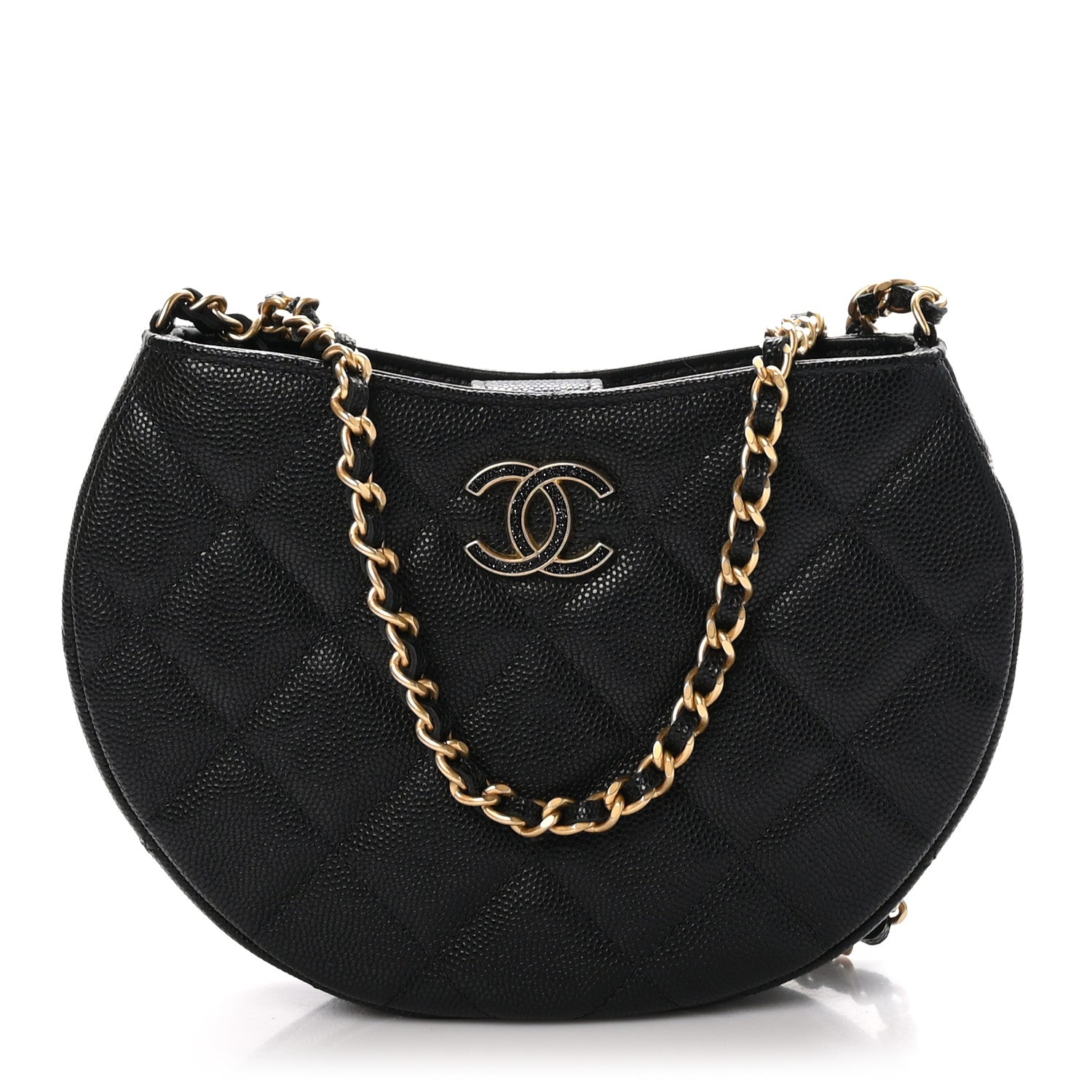 Chanel Caviar Quilted Hobo Black 1 of 11