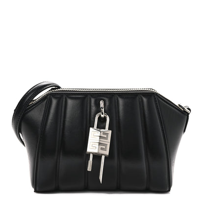 Givenchy Lambskin XS Lock Antigona Shoulder Bag Black 1 of 8
