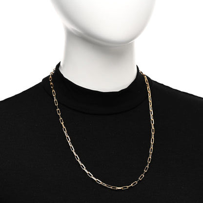 Cartier 18K Yellow Gold SM Santos De Cartier Link Necklace 22" 2 of 5
