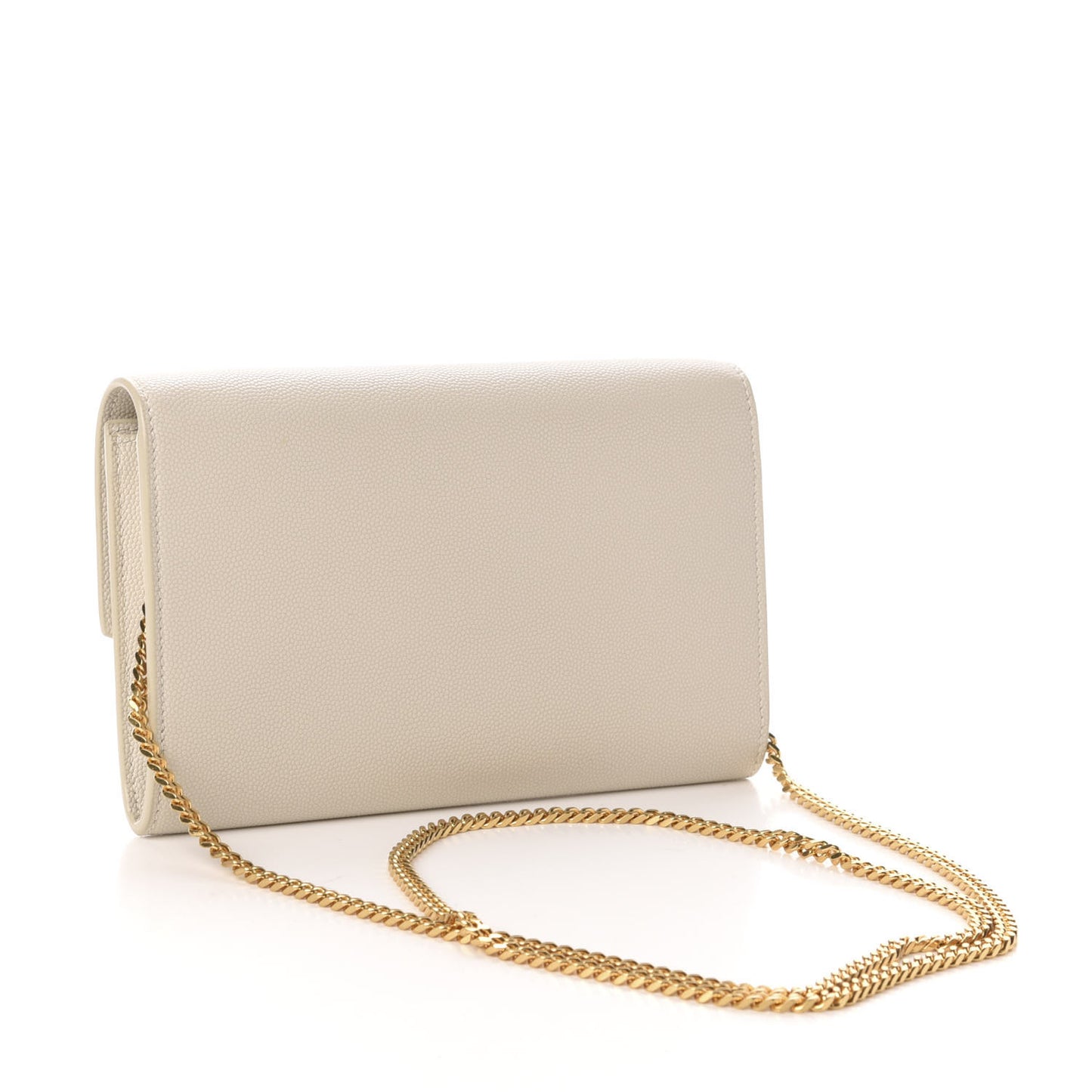 Grain De Poudre Monogram Uptown Chain Wallet Dark Latte