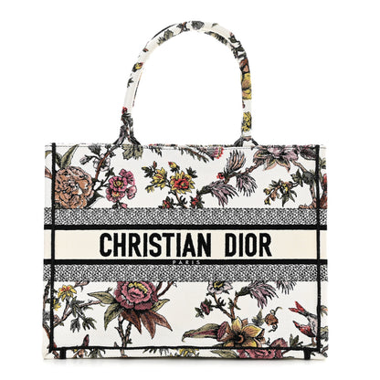 Christian Dior Canvas Jardin Botanique Embroidered Medium Book Tote Multicolor 1 of 10