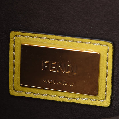 Fendi Vitello Seta Medium Peekaboo Iconic Satchel Cedro 9 of 10