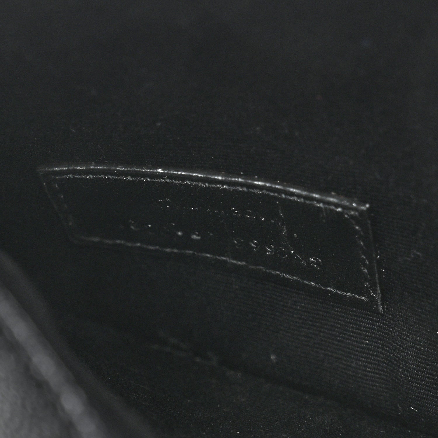 Saint Laurent Grain De Poudre Uptown Pouch Black 7 of 7