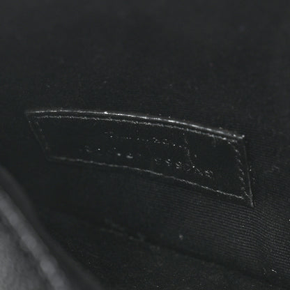 Saint Laurent Grain De Poudre Uptown Pouch Black 7 of 7