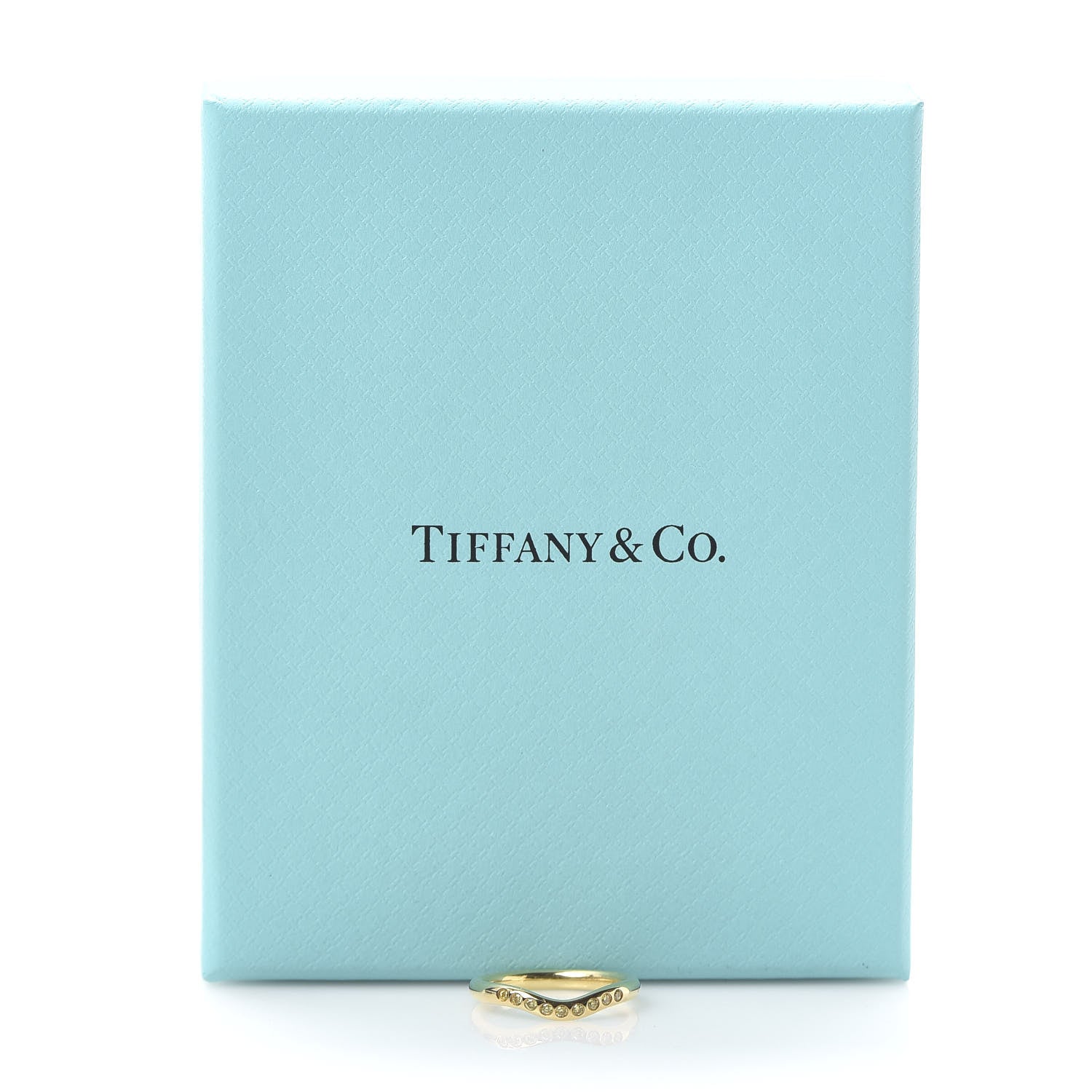 Tiffany 18K Yellow Gold Yellow Diamond Elsa Peretti Wedding Band Ring 47 4 6 of 6