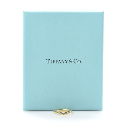 Tiffany 18K Yellow Gold Yellow Diamond Elsa Peretti Wedding Band Ring 47 4 6 of 6