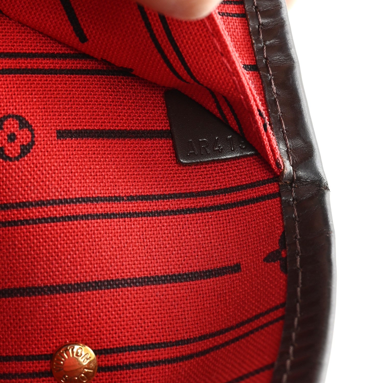 Louis Vuitton Damier Ebene Neverfull MM 7 of 11