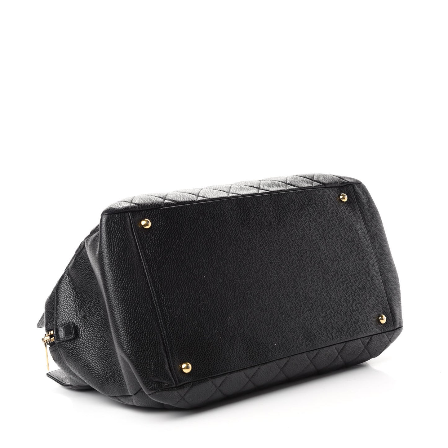 Caviar Quilted Grand Timeless Tote GTT Black