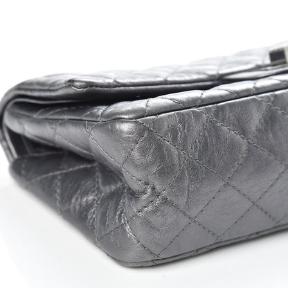 Chanel Metallic Aged Calfskin Quilted 2.55 Reissue 225 Flap Grey 8 of 14
