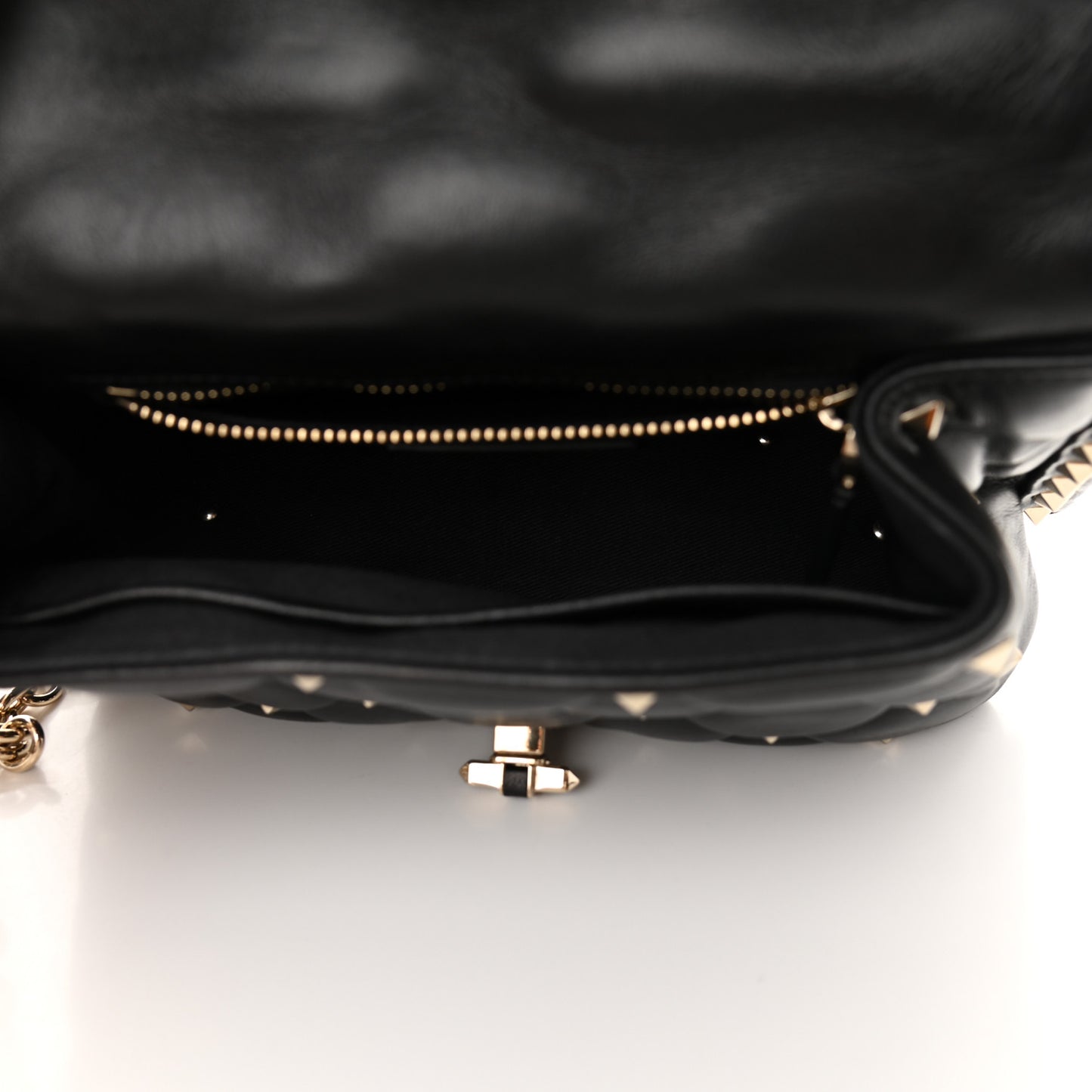 Nappa Small Candystud Crossbody Black
