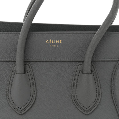 Celine Baby Drummed Calfskin Micro Luggage Kohl 7 of 11