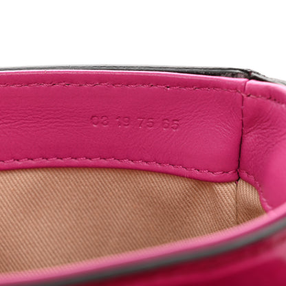 Chloe Calfskin Crocodile Embossed Mini C Bag Pink 7 of 10