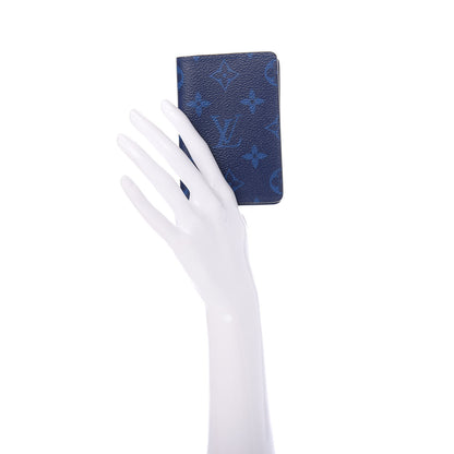 Louis Vuitton Taigarama Pocket Organizer NM Cobalt 2 of 7