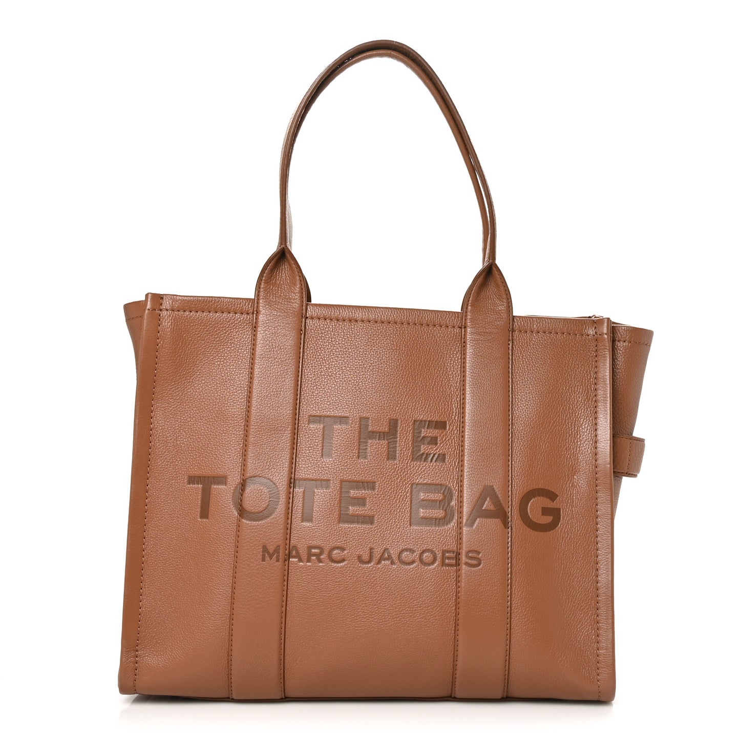 Grained Calfskin Large The Tote Bag Argan Oil