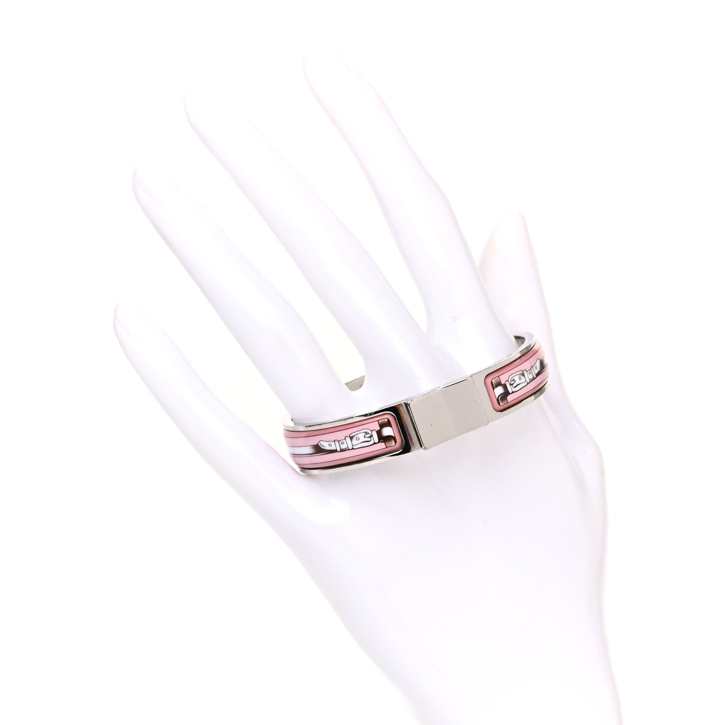 Enamel Printed Narrow Loquet Bracelet