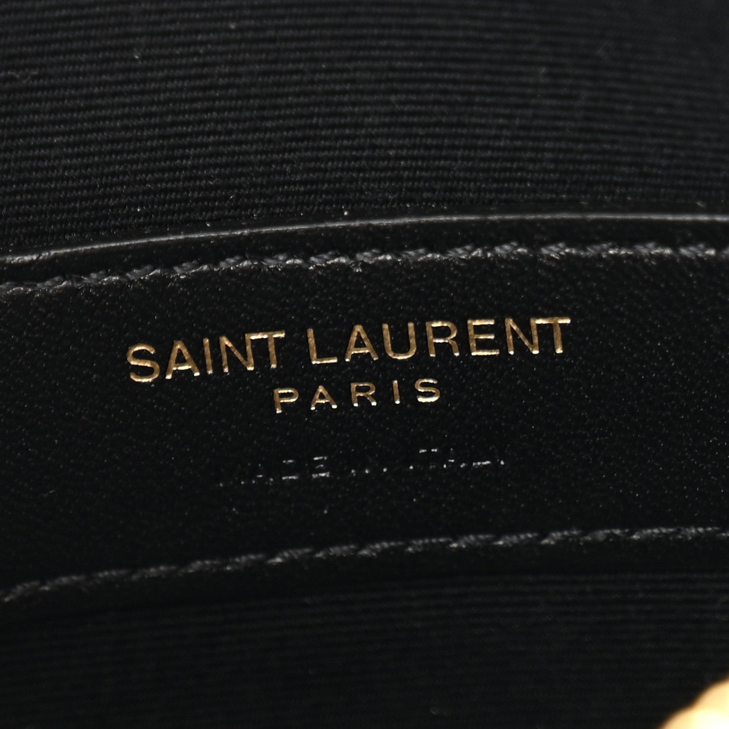 Saint Laurent Grain De Poudre Matelasse Chevron Monogram Bill Pouch Storm 6 of 7