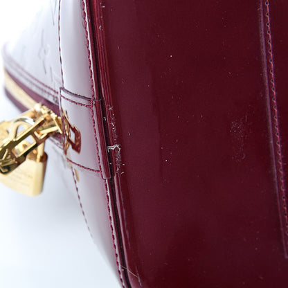 Louis Vuitton Vernis Alma GM Rouge Fauviste 11 of 14