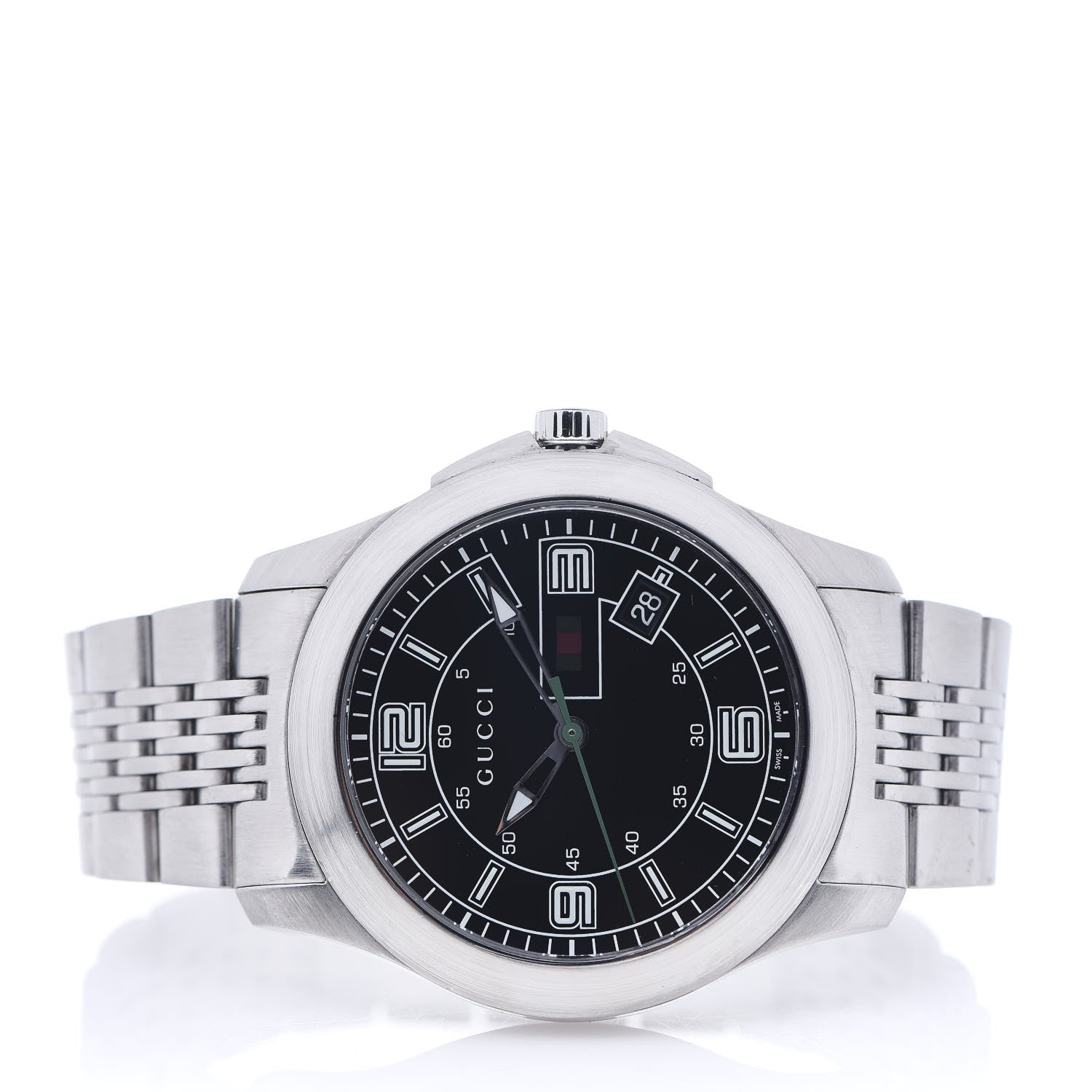 Gucci Stainless Steel 44mm G-Timeless Quartz Watch Black 2 of 4