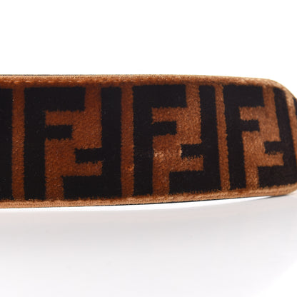 Fendi Velvet Tapestry FF Strap You Tobacco 8 of 10