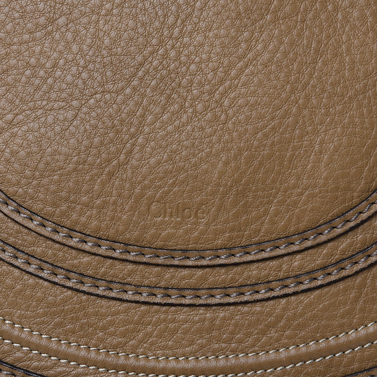 Calfskin Medium Marcie Round Crossbody Bag Nut