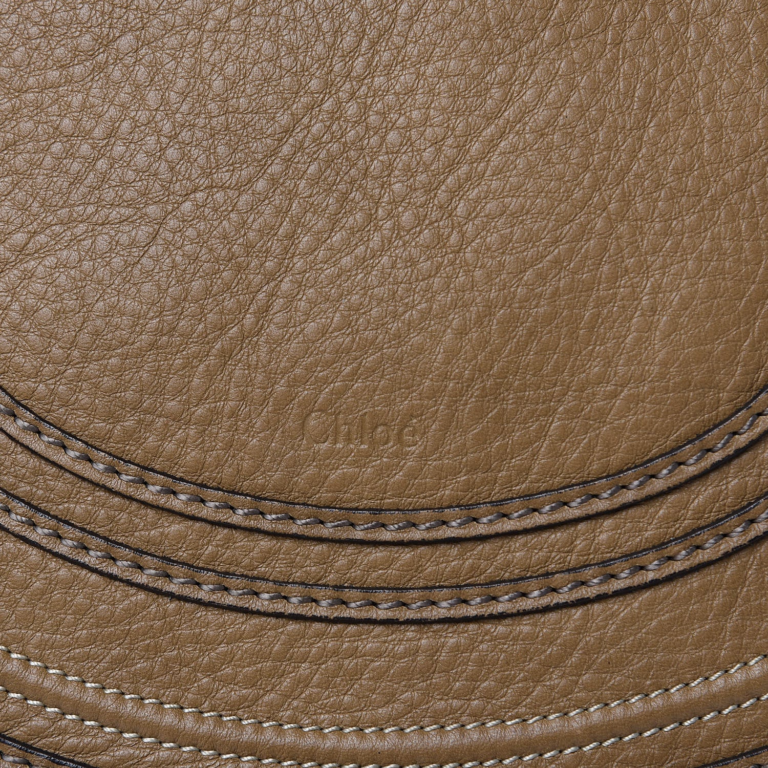 Chloe Calfskin Medium Marcie Round Crossbody Bag Nut 9 of 12