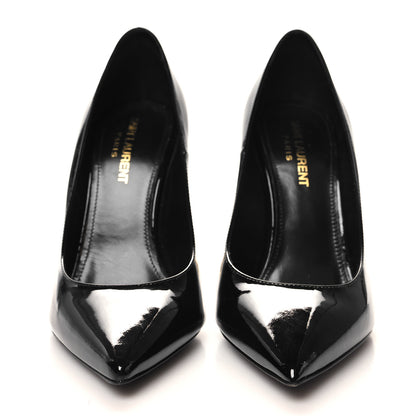 Saint Laurent Patent Opyum 110 Pumps 37 Black Gold 2 of 9