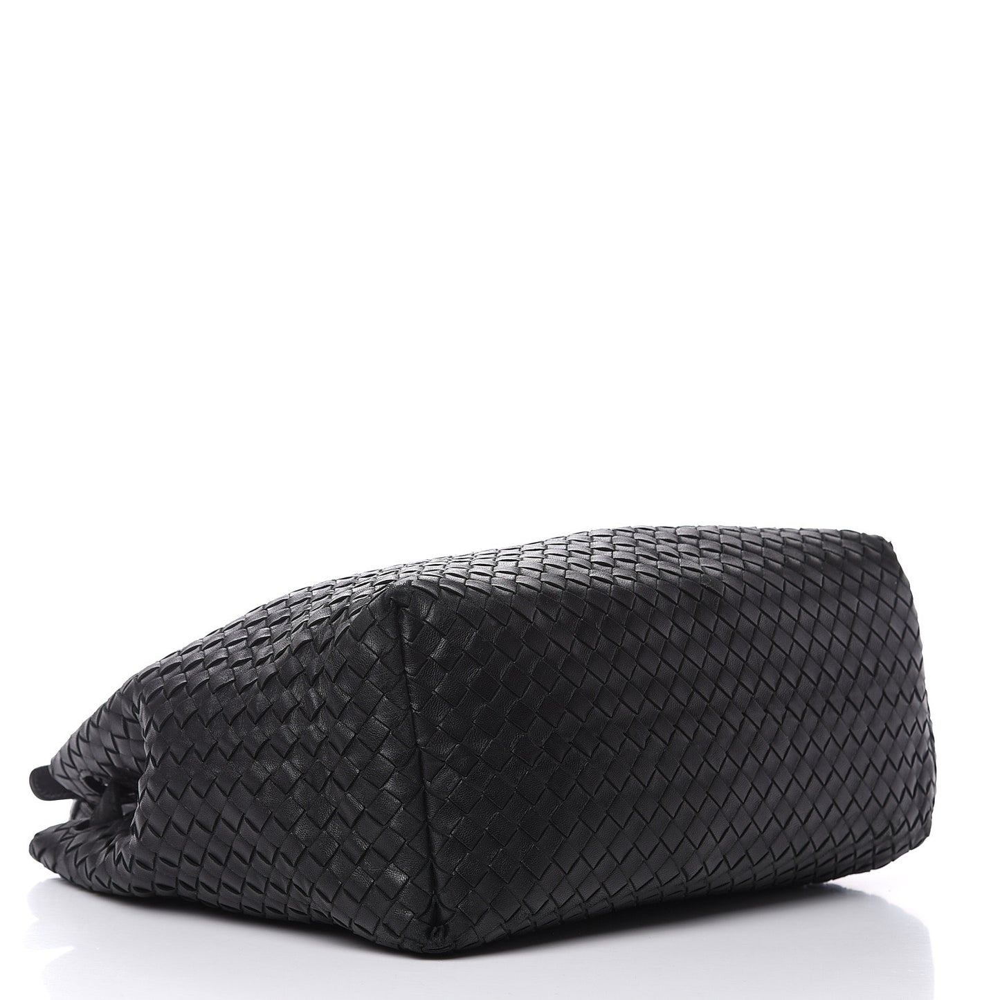 Nappa Intrecciato Medium Garda Bag Black
