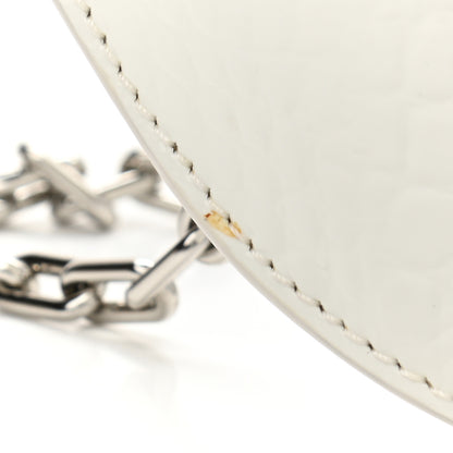 Alexander Wang Crocodile Embossed Patent Mini Top Handle Attica Belt Bag White 11 of 11