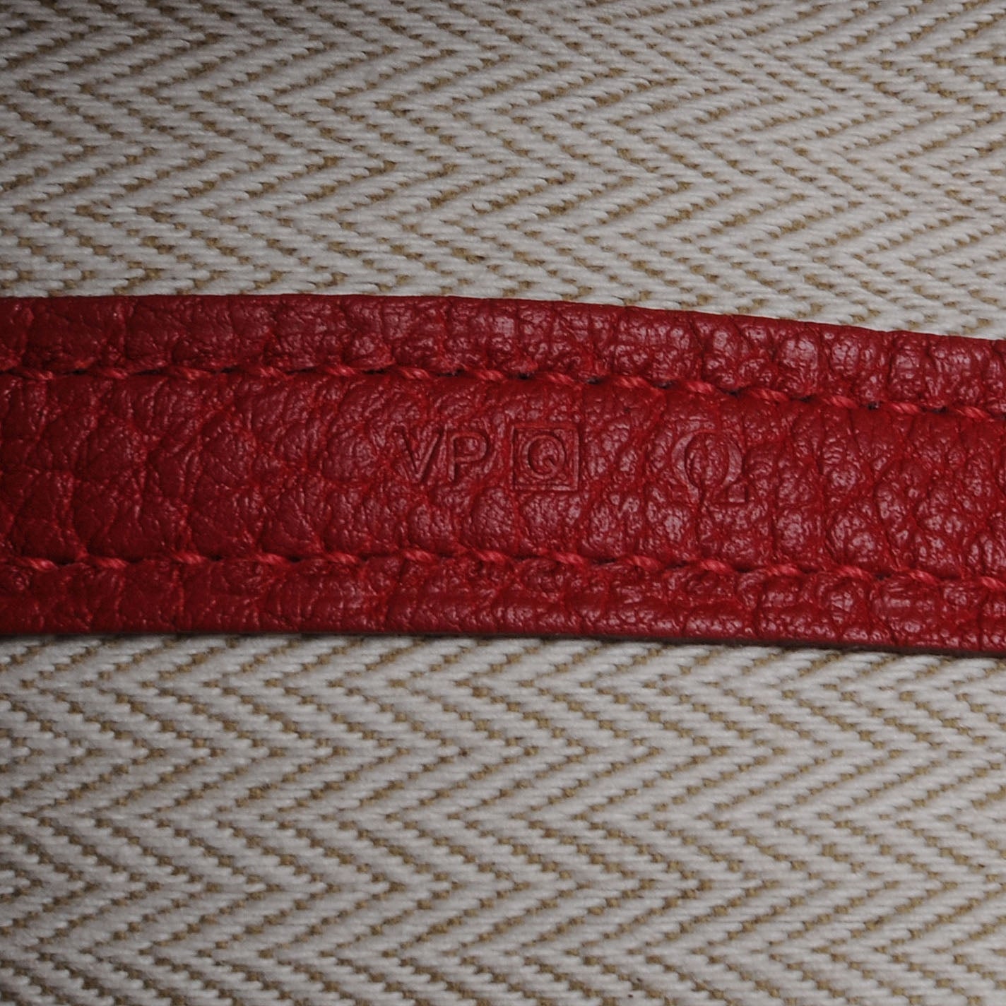 Hermes Fjord Garden Party Tote 36 MM Rouge Garance 8 of 8