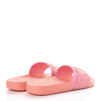 Chanel Rubber CC Flat Slide Sandals 41 Orange Pink 4 of 8