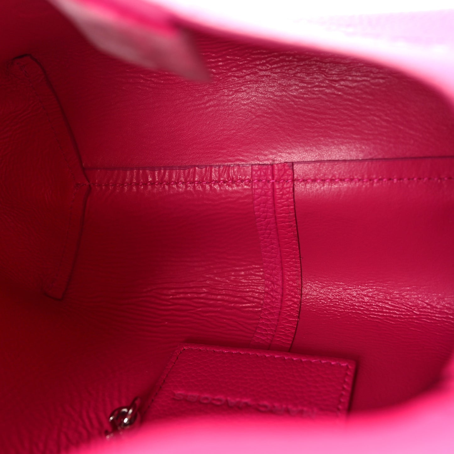 Grained Calfskin Mini The Sack Bag Hot Pink