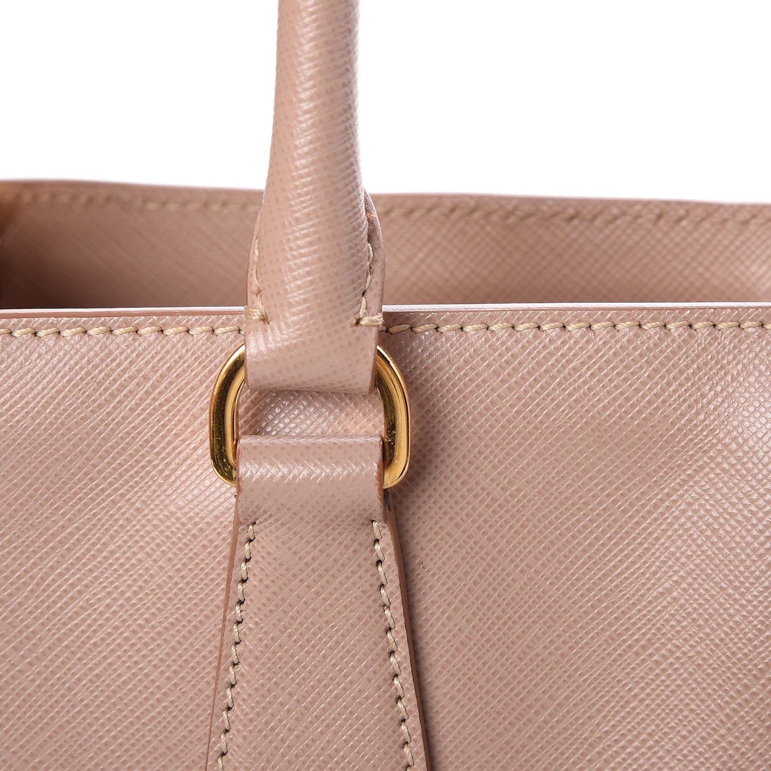 Prada Saffiano Lux Medium Tote Cammeo 10 of 14