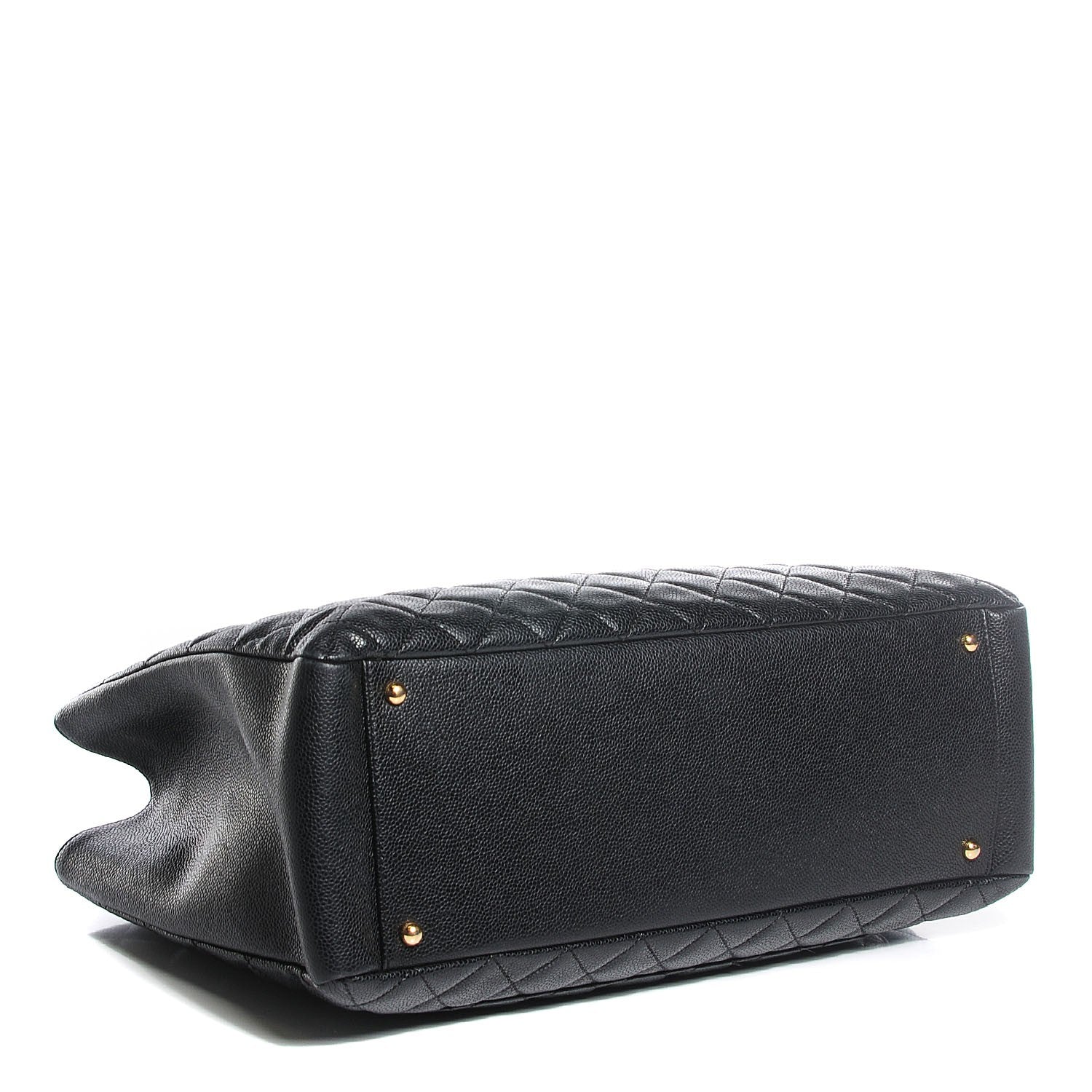 Chanel Caviar Quilted XL Grand Shopping Tote GST Black 3 of 6