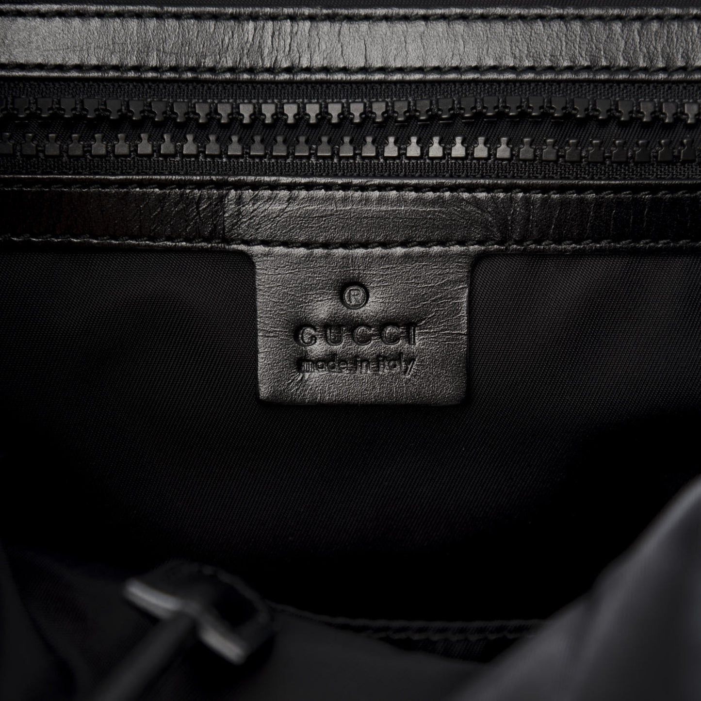 Velvet GG Monogram Web Medium Double Buckle Backpack Blue Beige Black