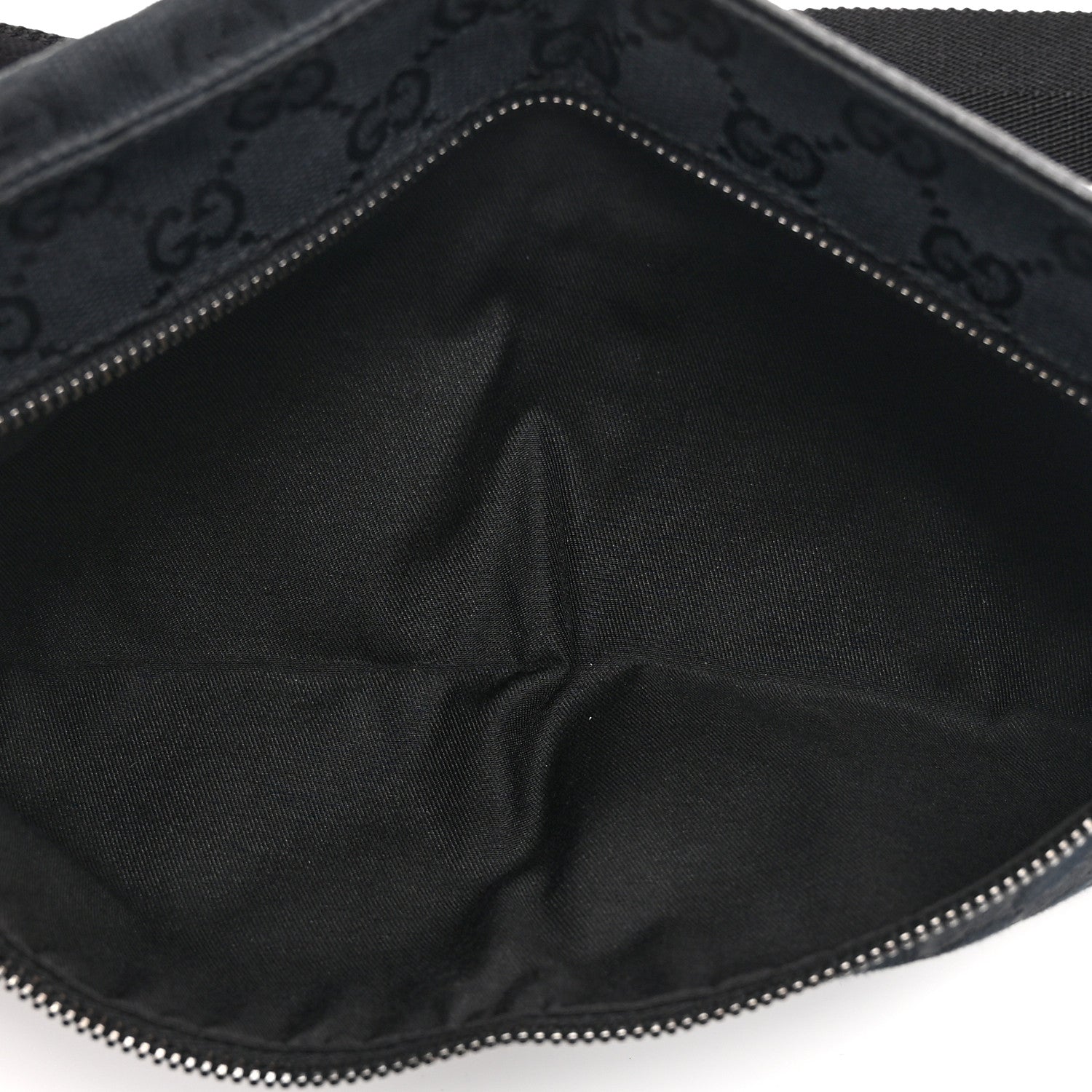 Gucci GG Monogram Double Pocket Belt Bag Black 5 of 10