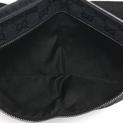 Gucci GG Monogram Double Pocket Belt Bag Black 5 of 10