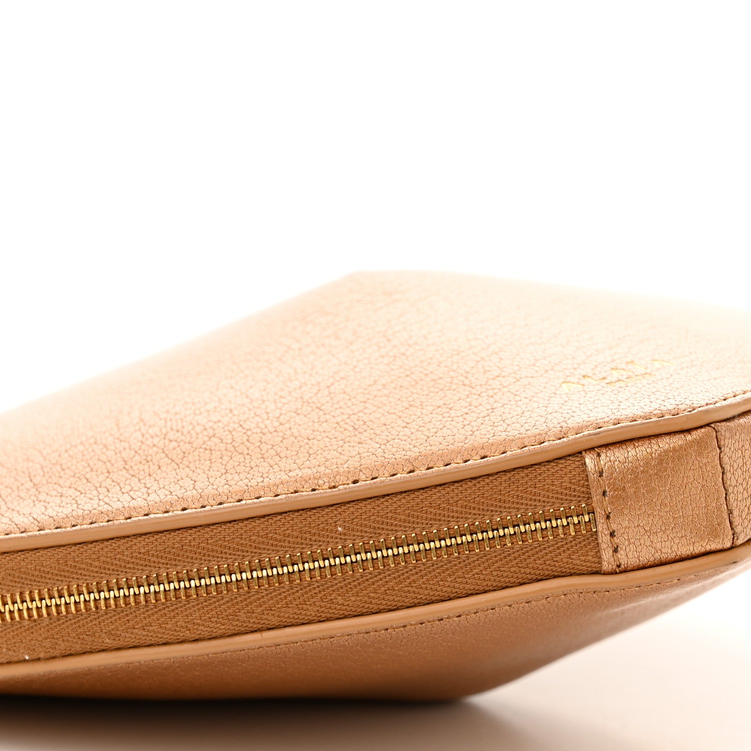 Alaia Metallic Goatskin Le Coeur Chain Bag Cuivre 8 of 11