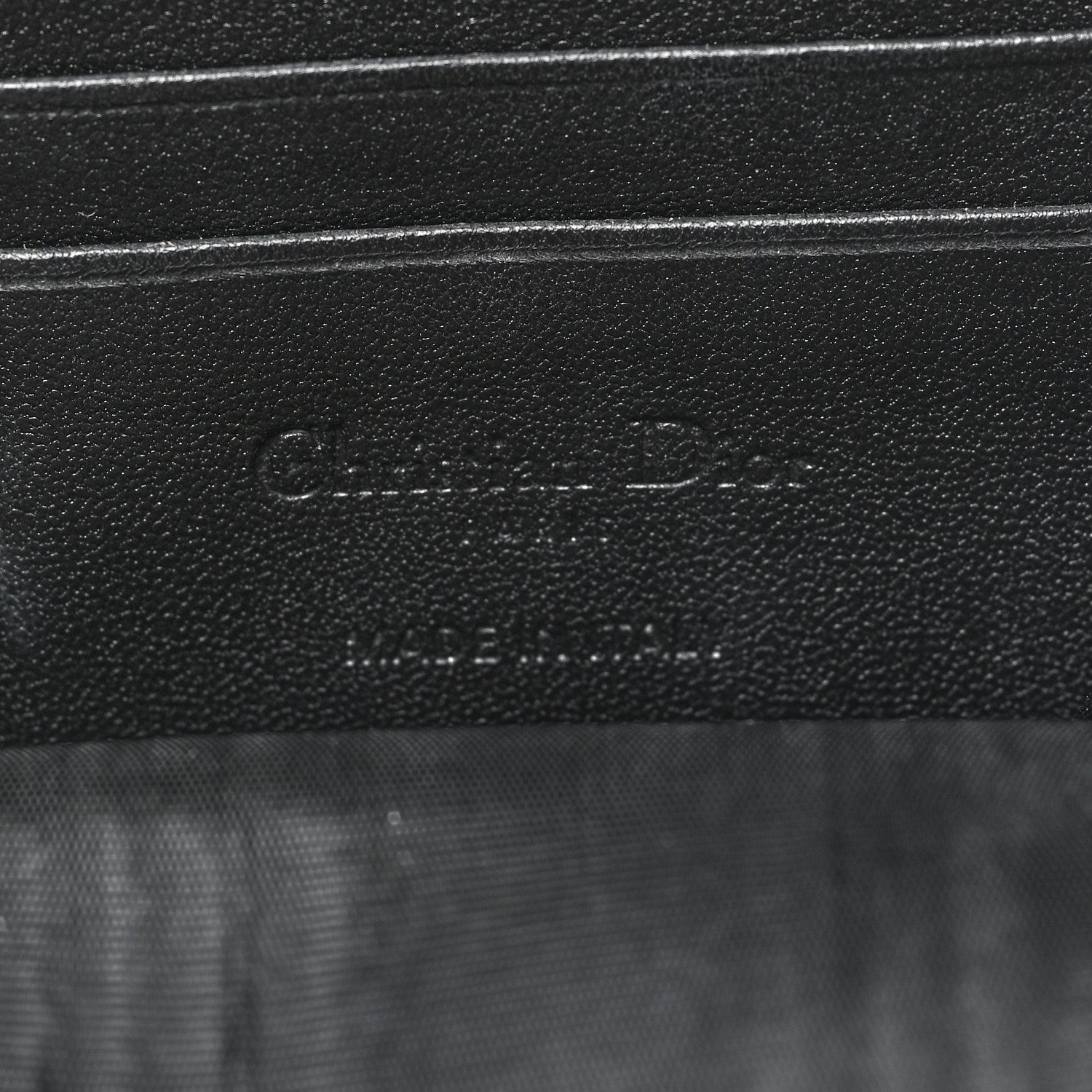 Christian Dior Lambskin Cannage Lady Dior Phone Holder Black 6 of 10