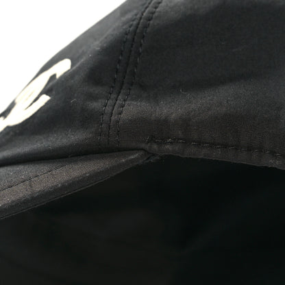 Chanel Cotton CC Cap Hat Black 9 of 9