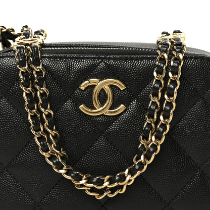 Chanel Caviar Quilted Mini CC You Camera Case Black 8 of 11