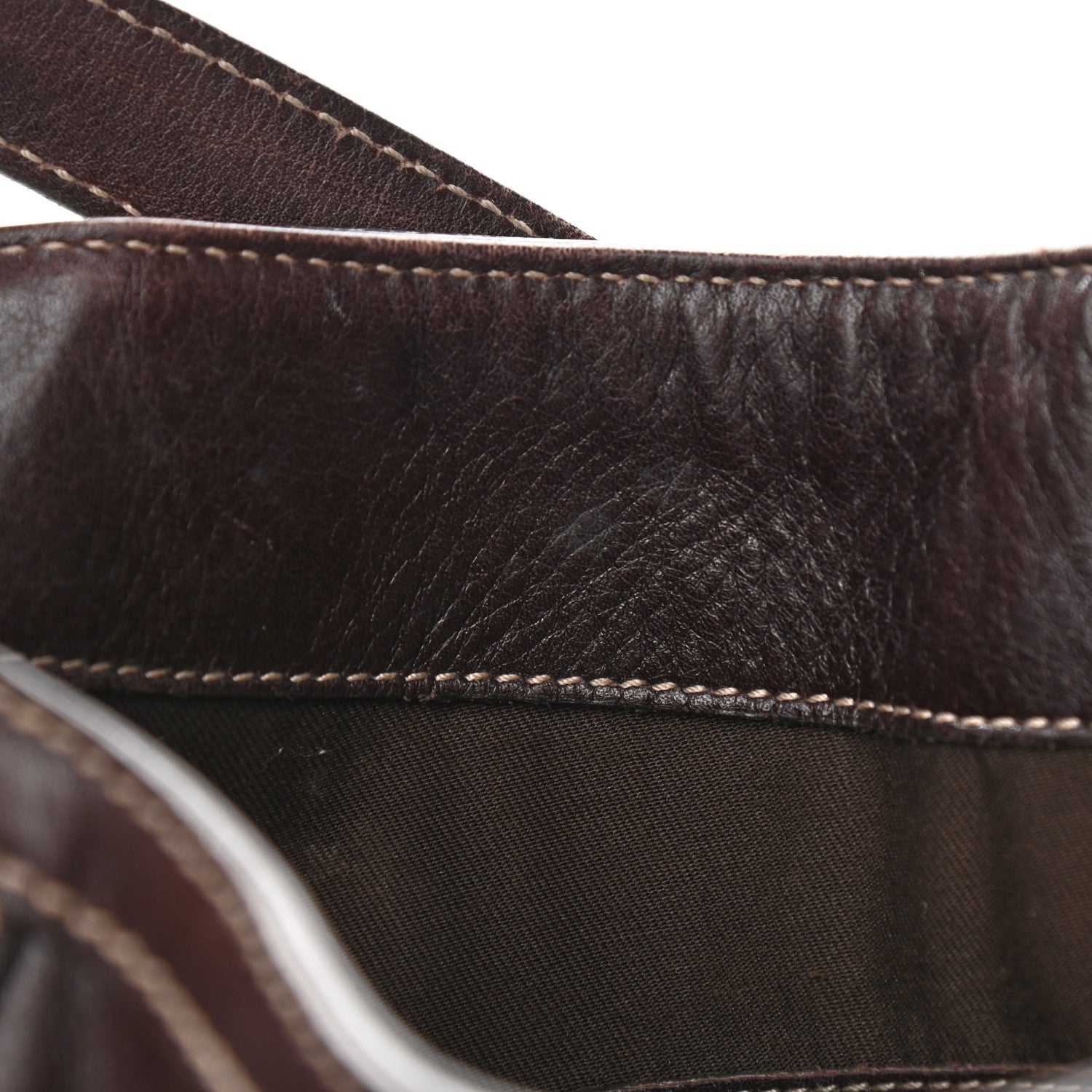 Gucci Calfskin Medium Britt Hobo Dark Brown 8 of 17