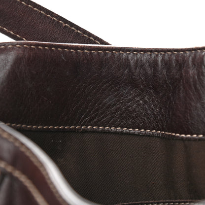 Gucci Calfskin Medium Britt Hobo Dark Brown 8 of 17