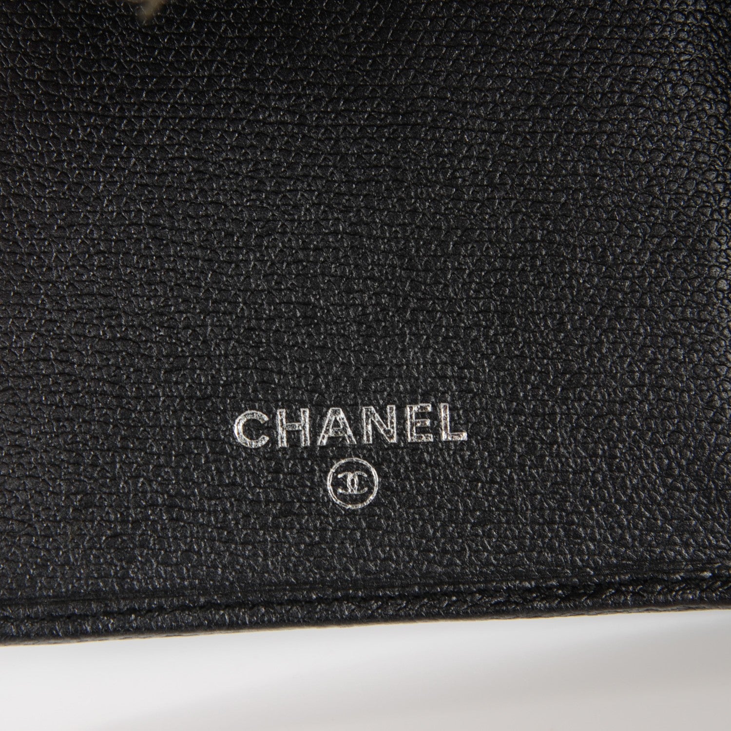 Chanel Grained Calfskin CC Button Flap Wallet Black 6 of 8