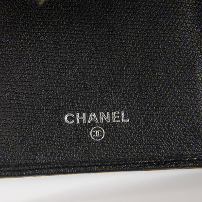 Chanel Grained Calfskin CC Button Flap Wallet Black 6 of 8