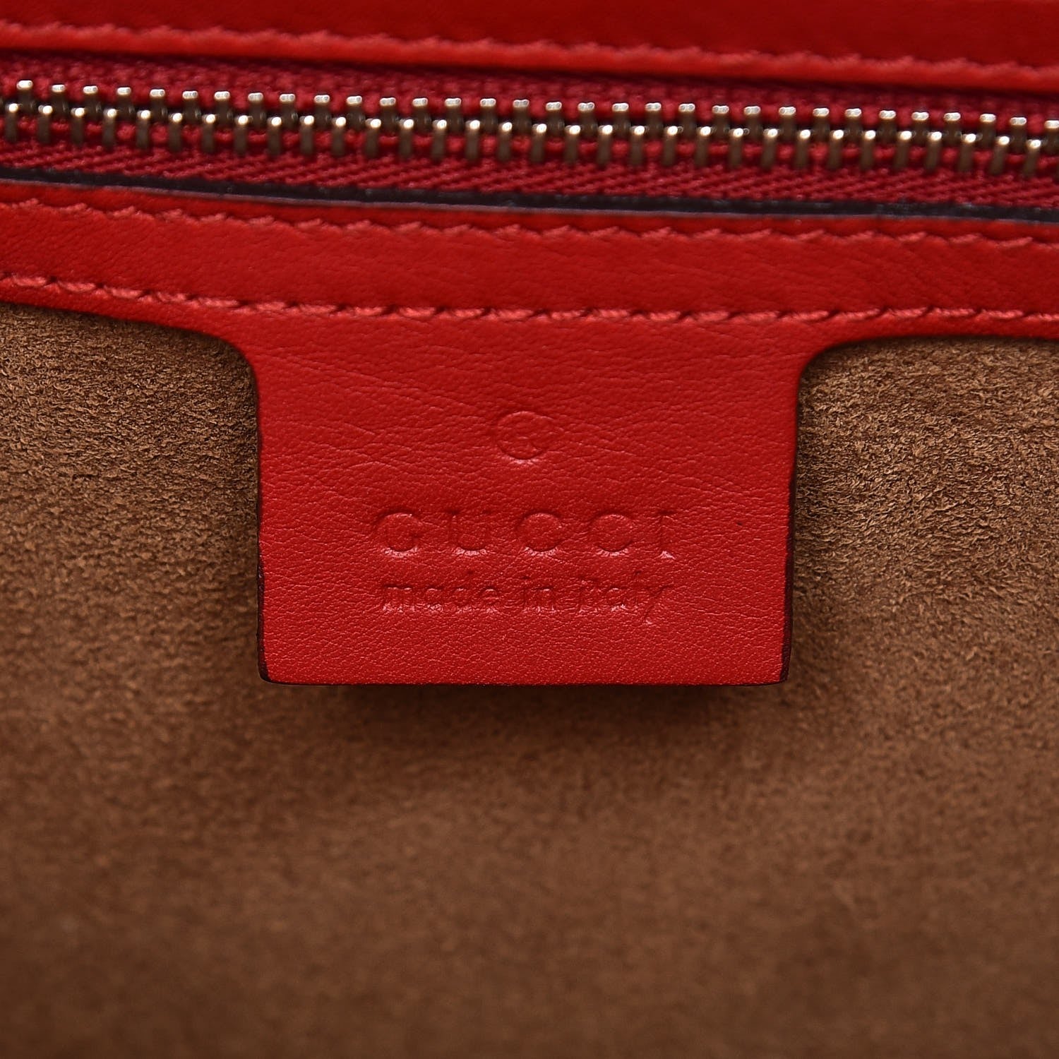 Gucci GG Supreme Monogram Arabesque Small Top Handle Bag Beige Hibiscus Red 6 of 8