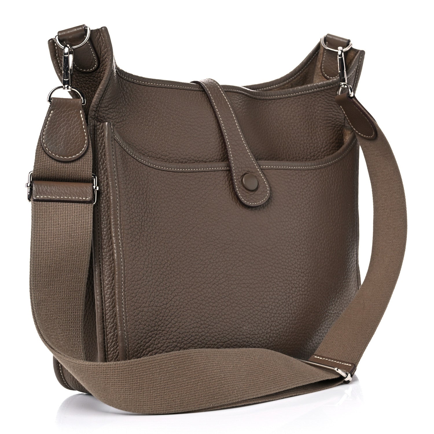 Hermes Taurillon Clemence Evelyne III PM Etoupe 3 of 20