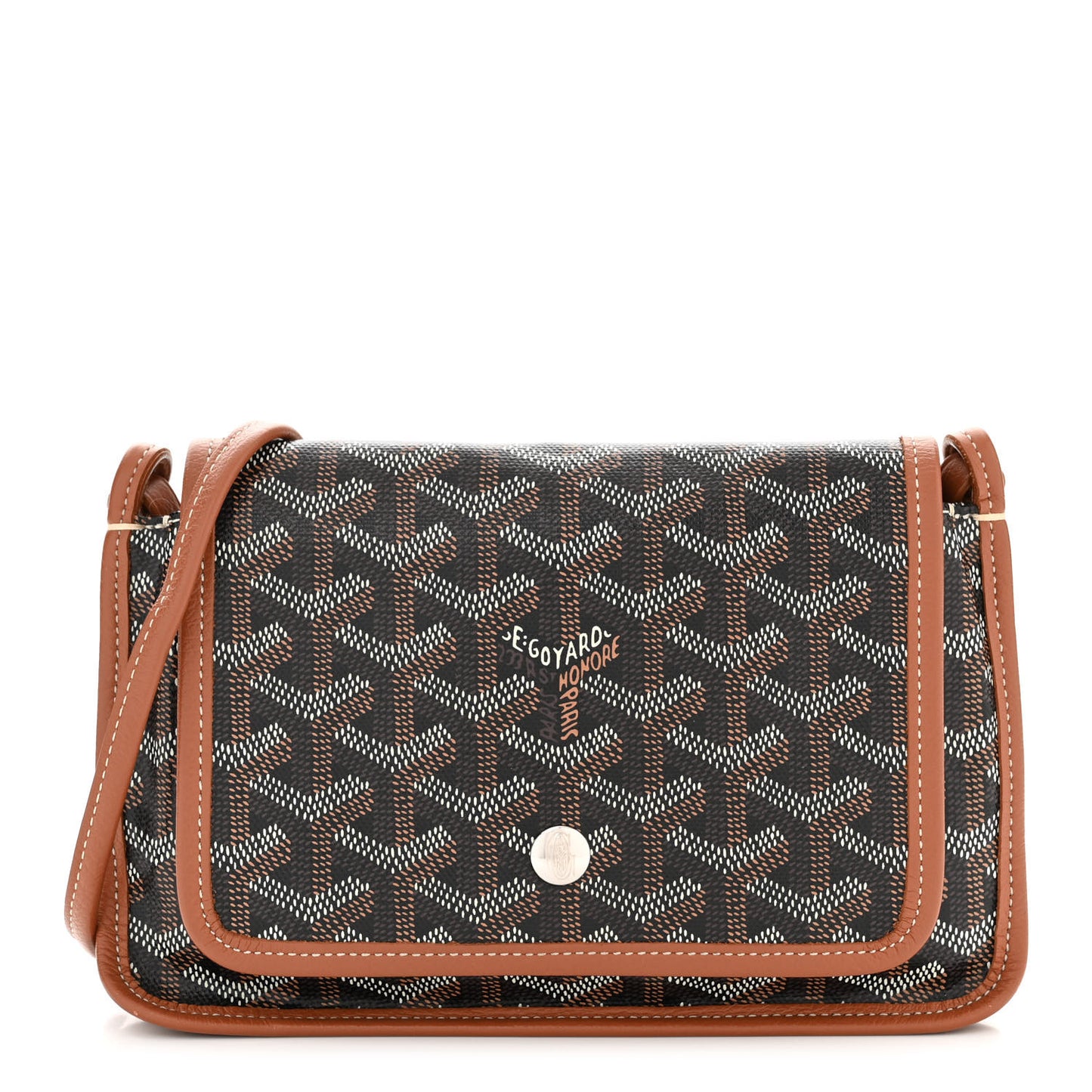 Goyardine Plumet Wallet Clutch Black Gold