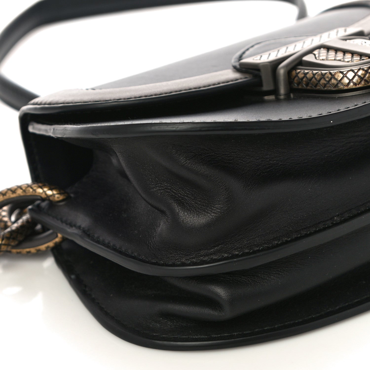Bottega Veneta Nappa Umbria Shoulder Bag Black 8 of 14