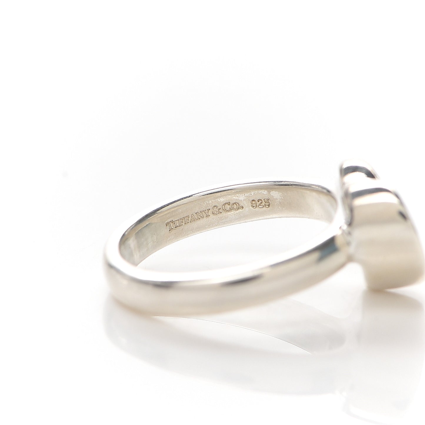 Sterling Silver Paloma Picasso Modern Heart Diamond Ring 49 5